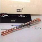 Perfect Replica Montblanc Princess Rollerball Pen - Stainless Steel&Rose Gold